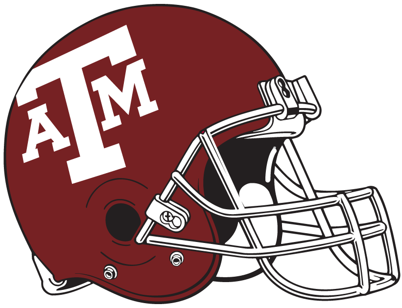 Texas A&M Aggies 1978-Pres Helmet Logo iron on transfers for fabric